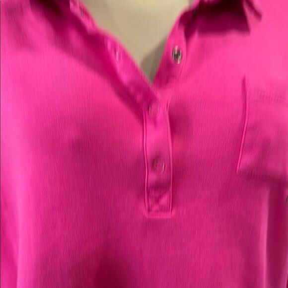 Rabe Women's Pink Polo Top - Picture 3 of 8
